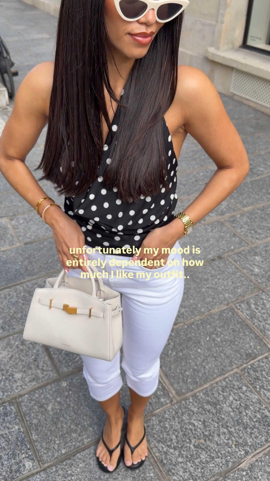 Outfit rotation lately 🌞 chic early summer outfits, casual chic, polka dot, summer fashion, summer in the city

#LTKsummer