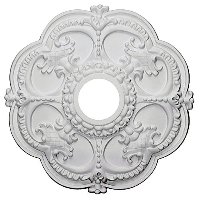 Ekena Millwork CM17RO 18-Inch OD x 3 1/2-Inch ID x 1 1/2-Inch Rotherham Ceiling Medallion | Amazon (US)