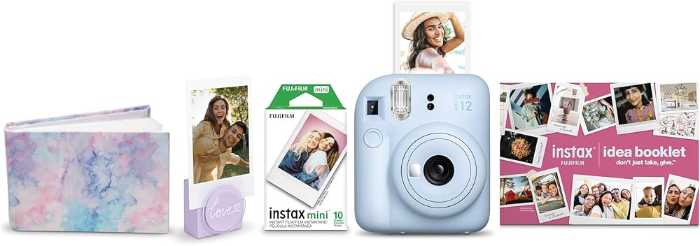 Fujifilm Instax Mini 12 Blue Holiday Bundle 2023 | Amazon (US)