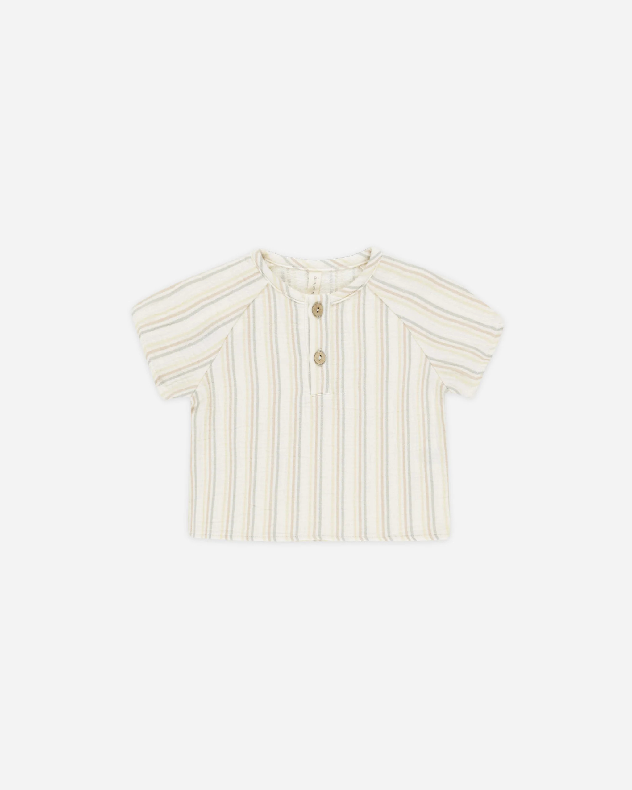 Short Sleeve Zion Shirt || Summer Stripe | Rylee + Cru