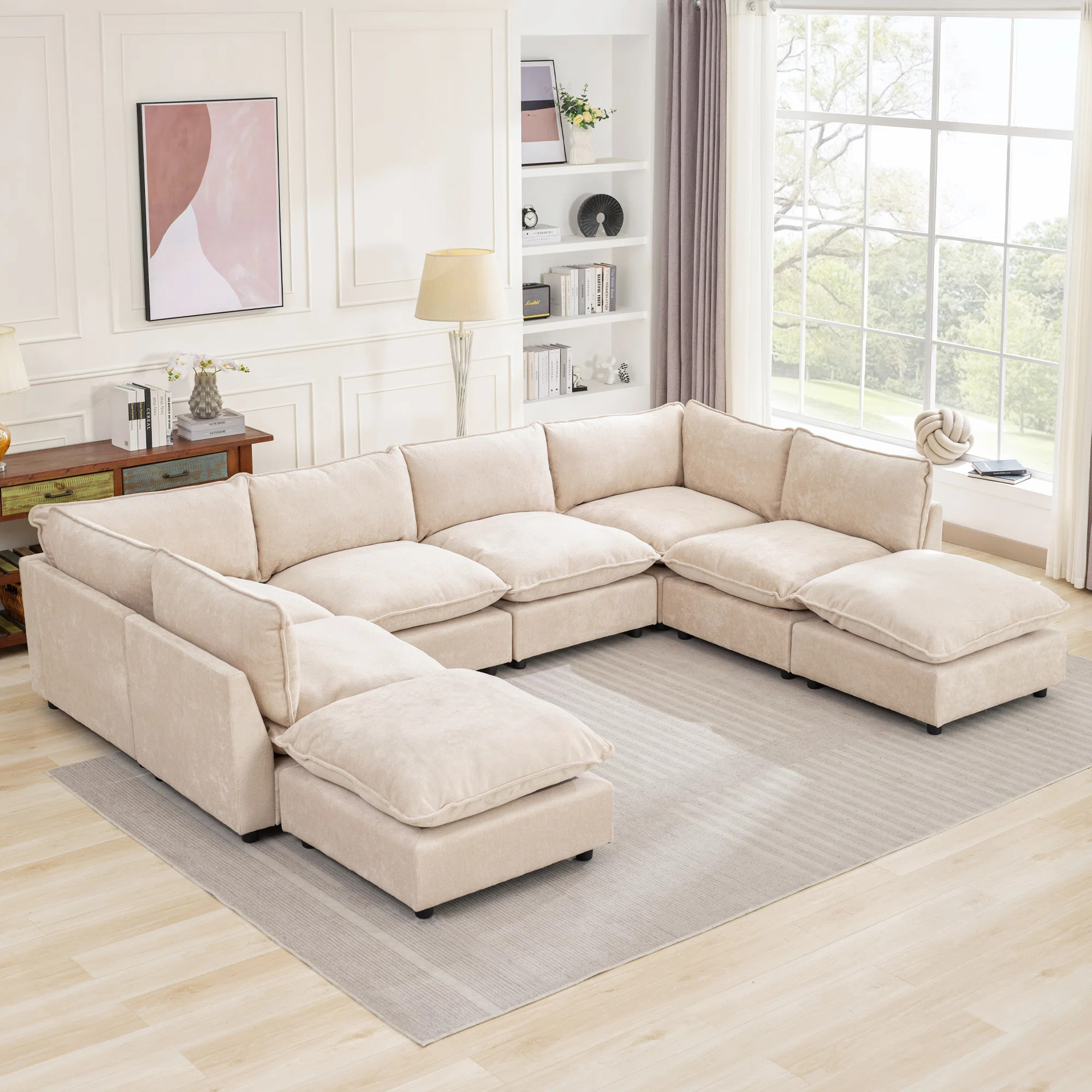 Heffernan Oversized Composable Modular Sofa | Wayfair North America