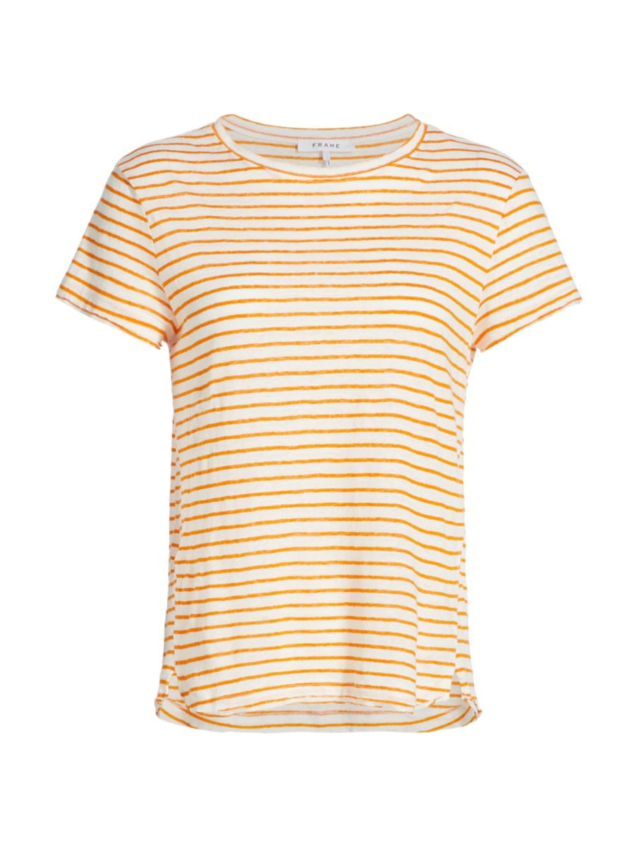 Easy True Striped Linen Tee | Saks Fifth Avenue