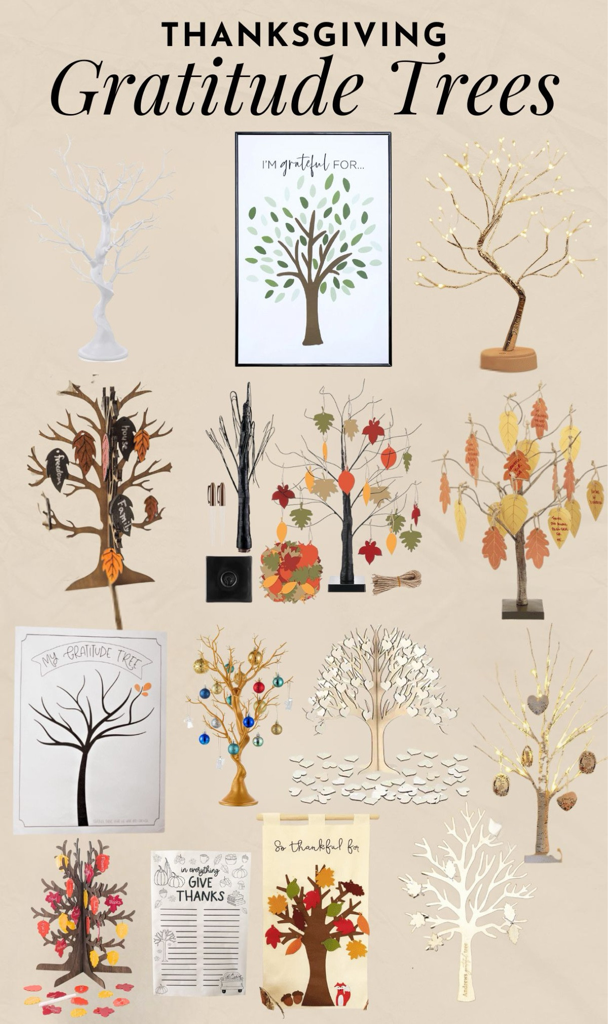 Thankful trees are a great gratitude activity for thanksgiving! 

#LTKFamily #LTKSeasonal #LTKHoliday