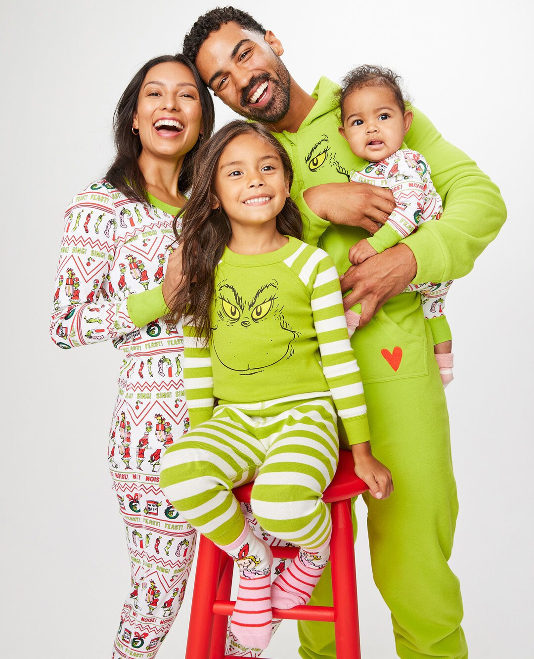 Adult Dr. Seuss Grinch Costume Fleece Onesie | Hanna Andersson