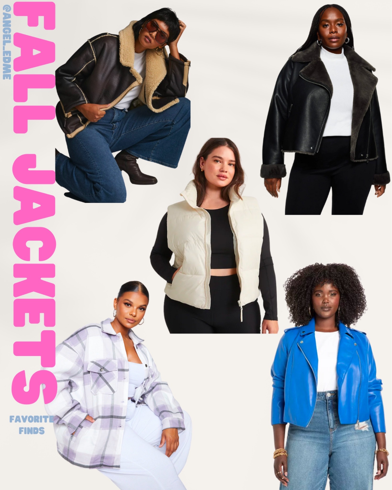 Plus size fall jackets! Obsessed with these looks! These looks are perfect for any fall event. 


#shacket #leatherjacket #puffer #puffervest #sherpa

#LTKU #LTKSeasonal #LTKcurves