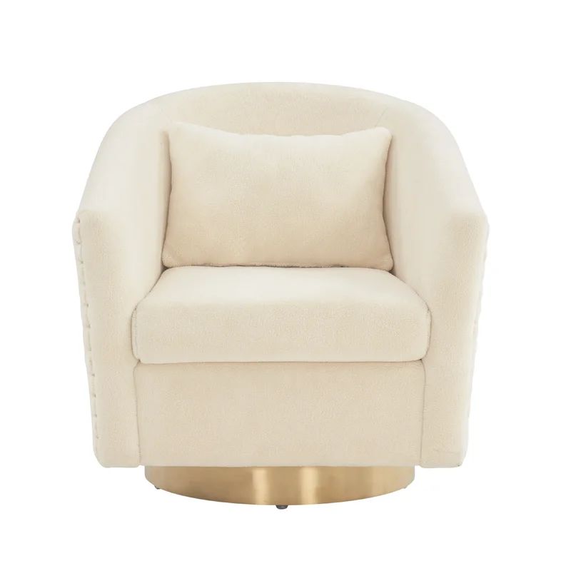 Skye Upholstered Swivel Barrel Chair | Wayfair North America