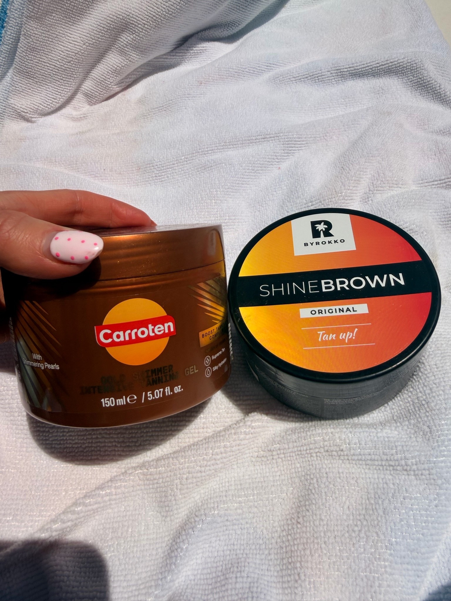 Favorite tanning oil