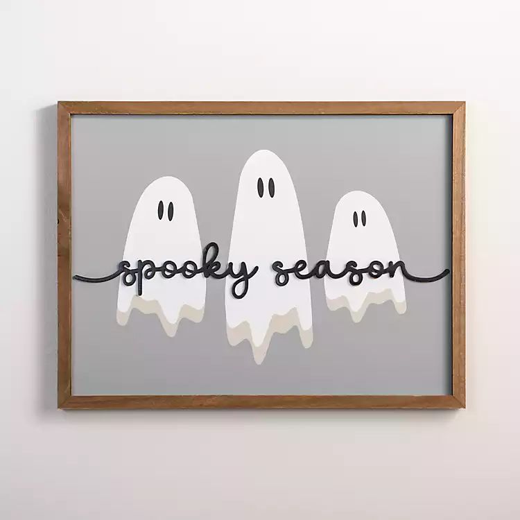 New! Ghosts Spooky Season Halloween Wall Plaque | Kirkland's Home