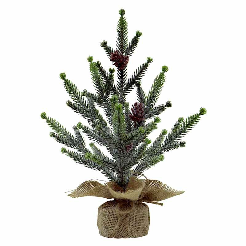 Burlap Mini Tree, 12" | At Home