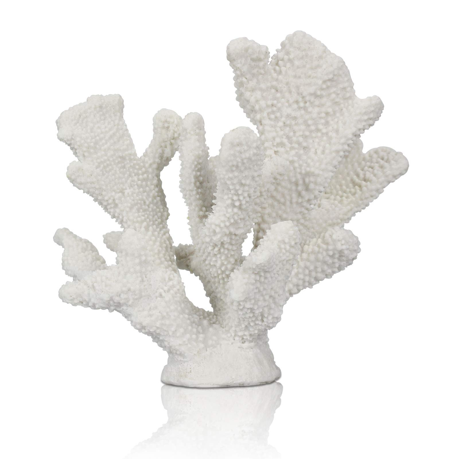 White Coral Decor White Coral Reef, Faux Artificial Coral Statue, Nautical Decor for Beach Theme ... | Amazon (US)