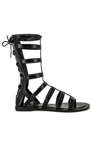 Gladiator Sandal in Black | Revolve Clothing (Global)