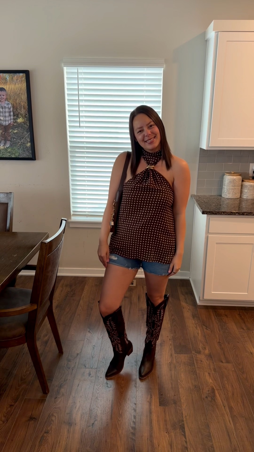 This statement top from Amazon is a must have! It is super cute for spring and I love the polka dots. Wearing my normal size medium. 

#LTKFestival #LTKootd