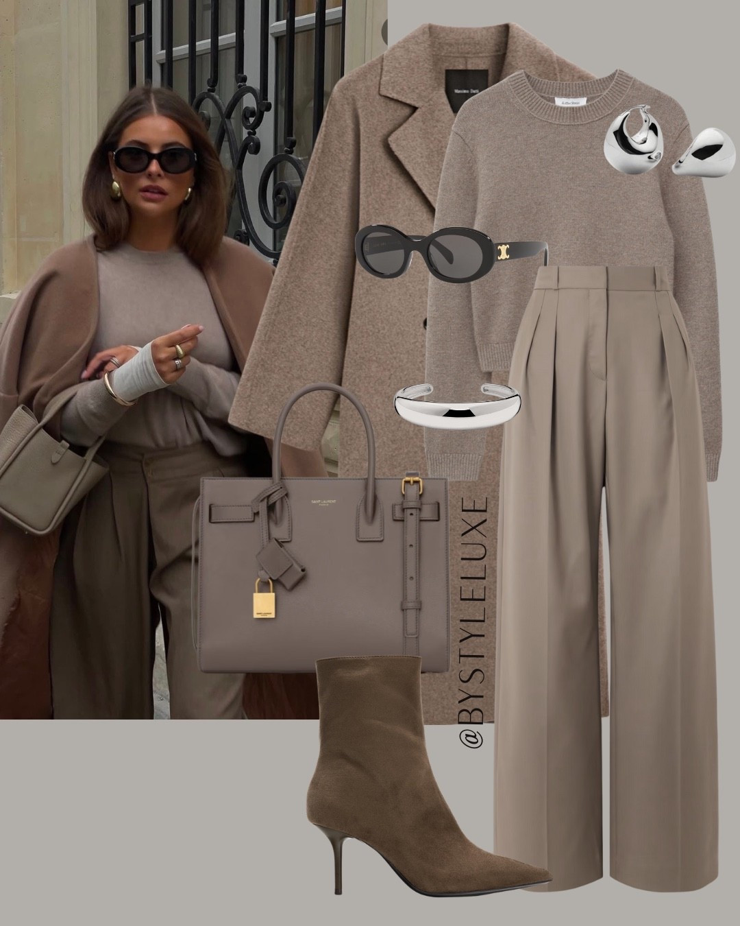 Recreate This Pinterest Look - taupe and beige neutrals 

#boots #autumnoutfit #coat 

#LTKwinter #LTKautumn #LTKshoes