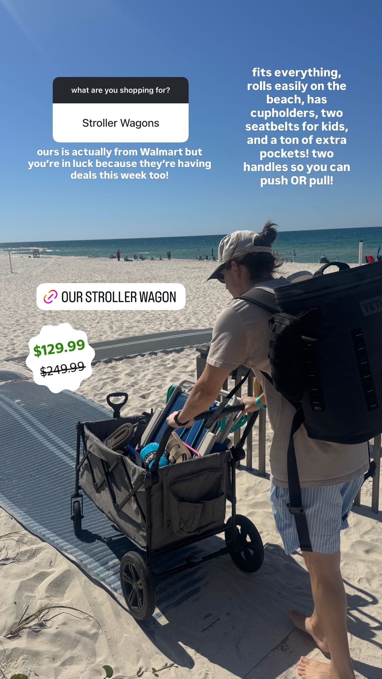 Walmart deal days best budget friendly finds - this stroller wagon is a game changer for families at the beach!!
 

 #LTKmomlife #LTKSaleAlert #LTKTravel