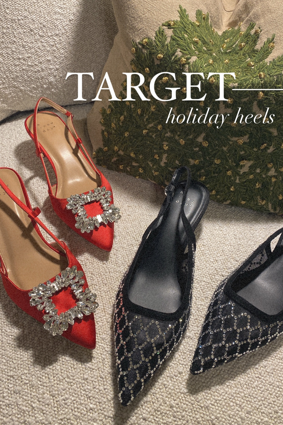 Target designer dupe holiday heels ♥️✨🎄

I bought my true size 6.5 in both! 

Target style, look for less, designer inspired, Gucci dupes 

#LTKSeasonal #LTKStyleTip #LTKShoeCrush