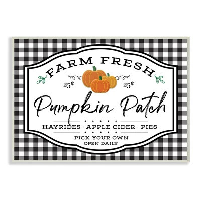 Farm Fresh Pumpkin Patch Sign " by AE Design | Wayfair North America