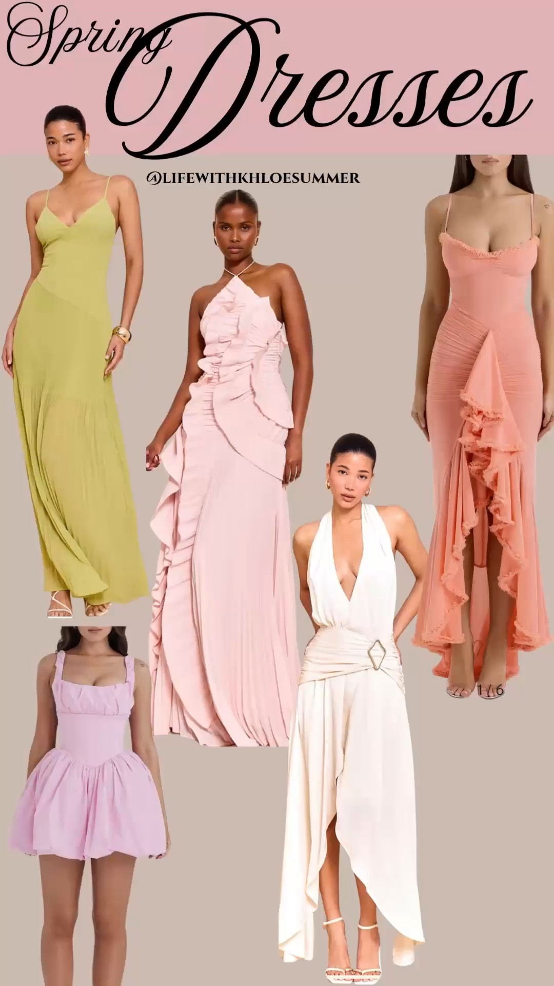 Beautiful Pastel Dresses for the Spring! Literally shiwstopping. Vacay, Brunch, Date Night?? You name it bestie. 

#LTKmomlife #LTKTravel #LTKgrwm