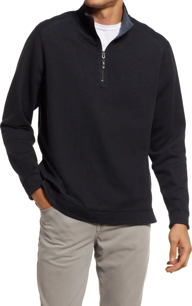 Tommy Bahama Men's Alpine View Reversible Half Zip Pullover | Nordstrom | Nordstrom