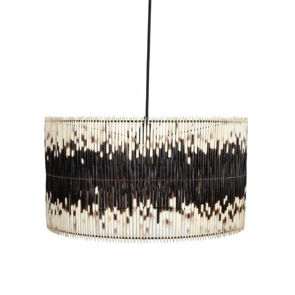 Porcupine Quill Drum Light Pendant | Perigold