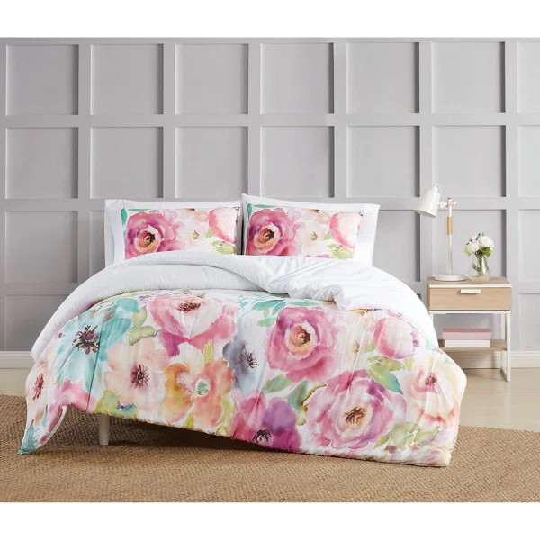 100% Cotton Sateen Comforter Set | Wayfair North America
