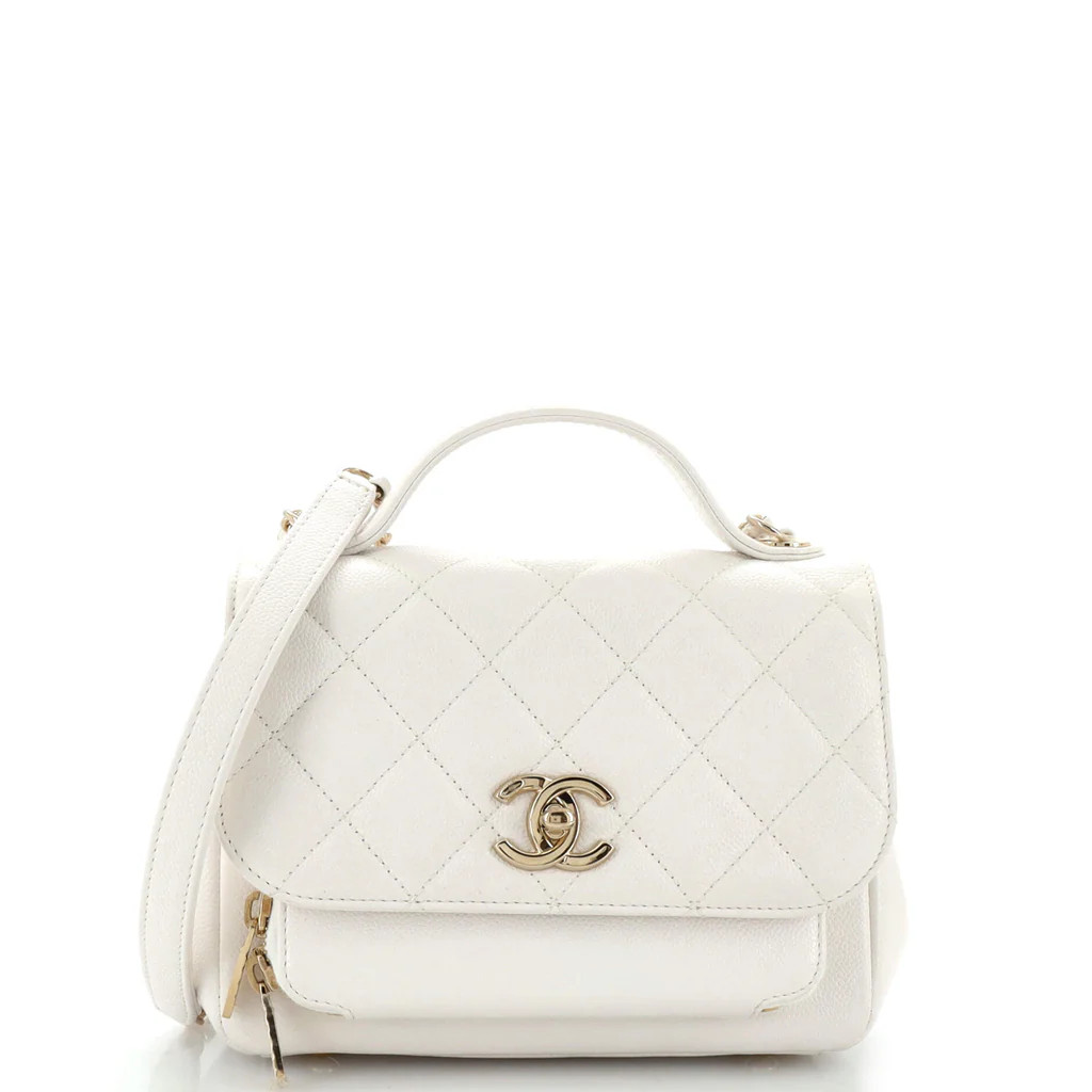 Business Affinity Flap Bag Quilted Caviar Mini | Rebag