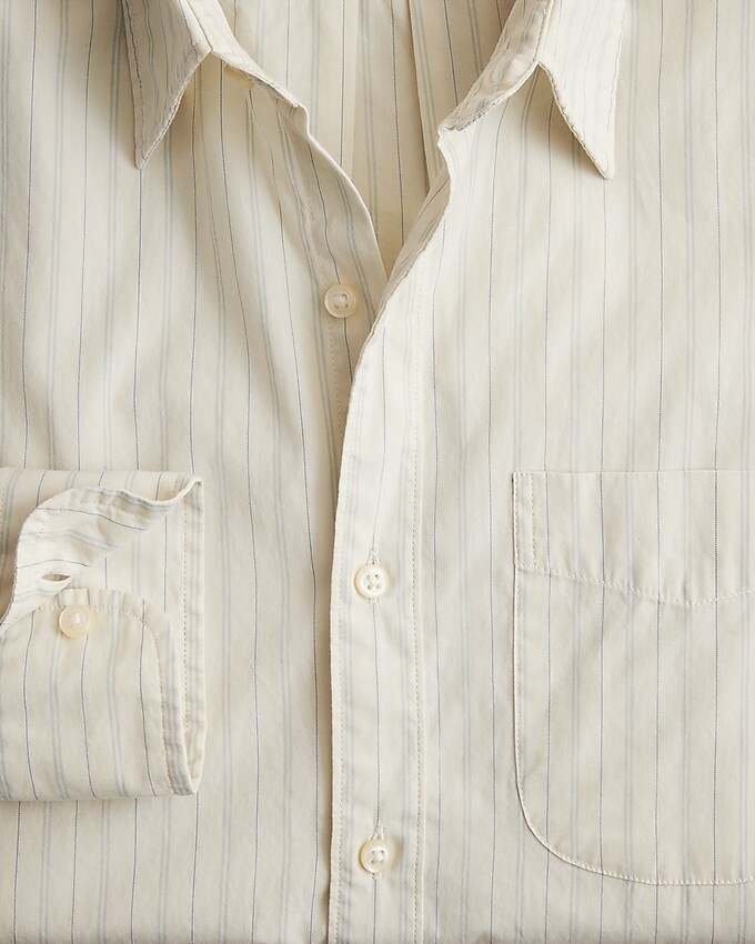 Secret Wash cotton poplin shirt with point collar | J. Crew US
