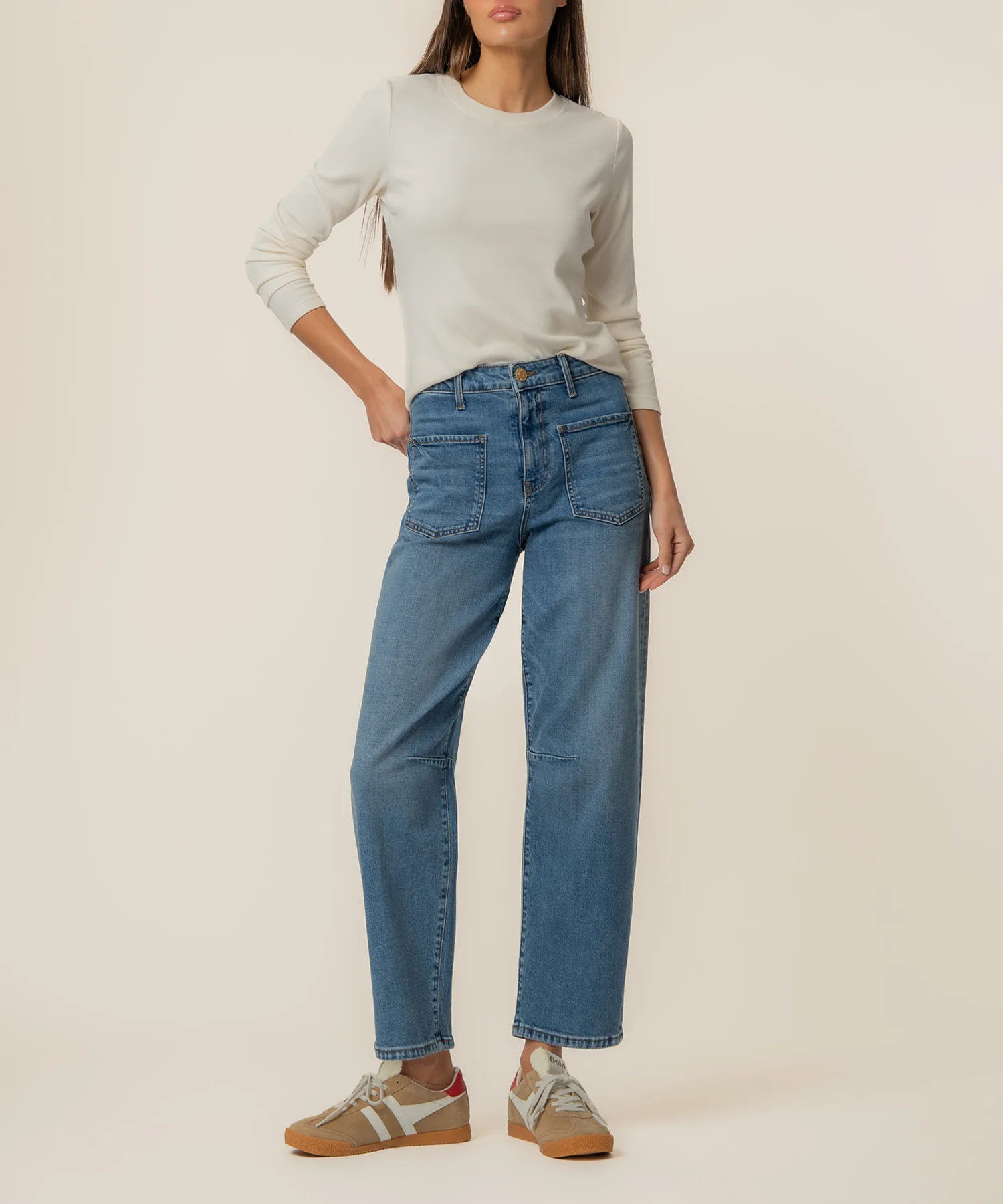 Ashton High Rise Wide Leg Barrel, Exclusive - Kut from the Kloth | Kut From Kloth