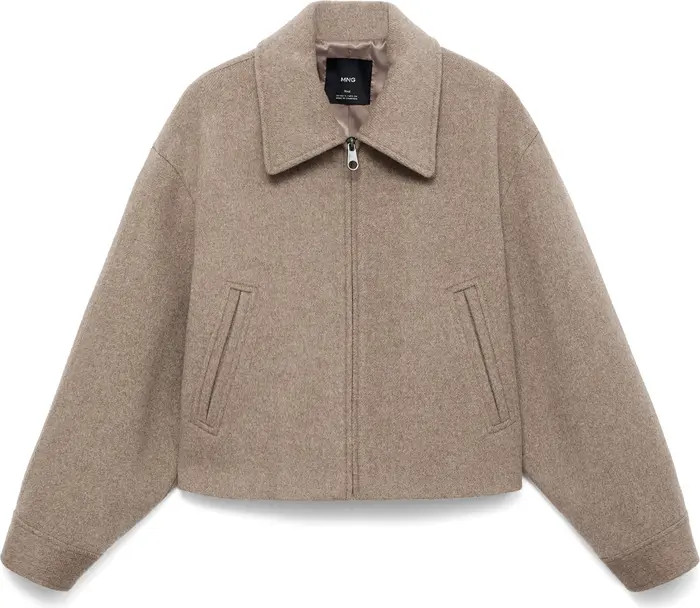 Wool Blend Crop Jacket | Nordstrom