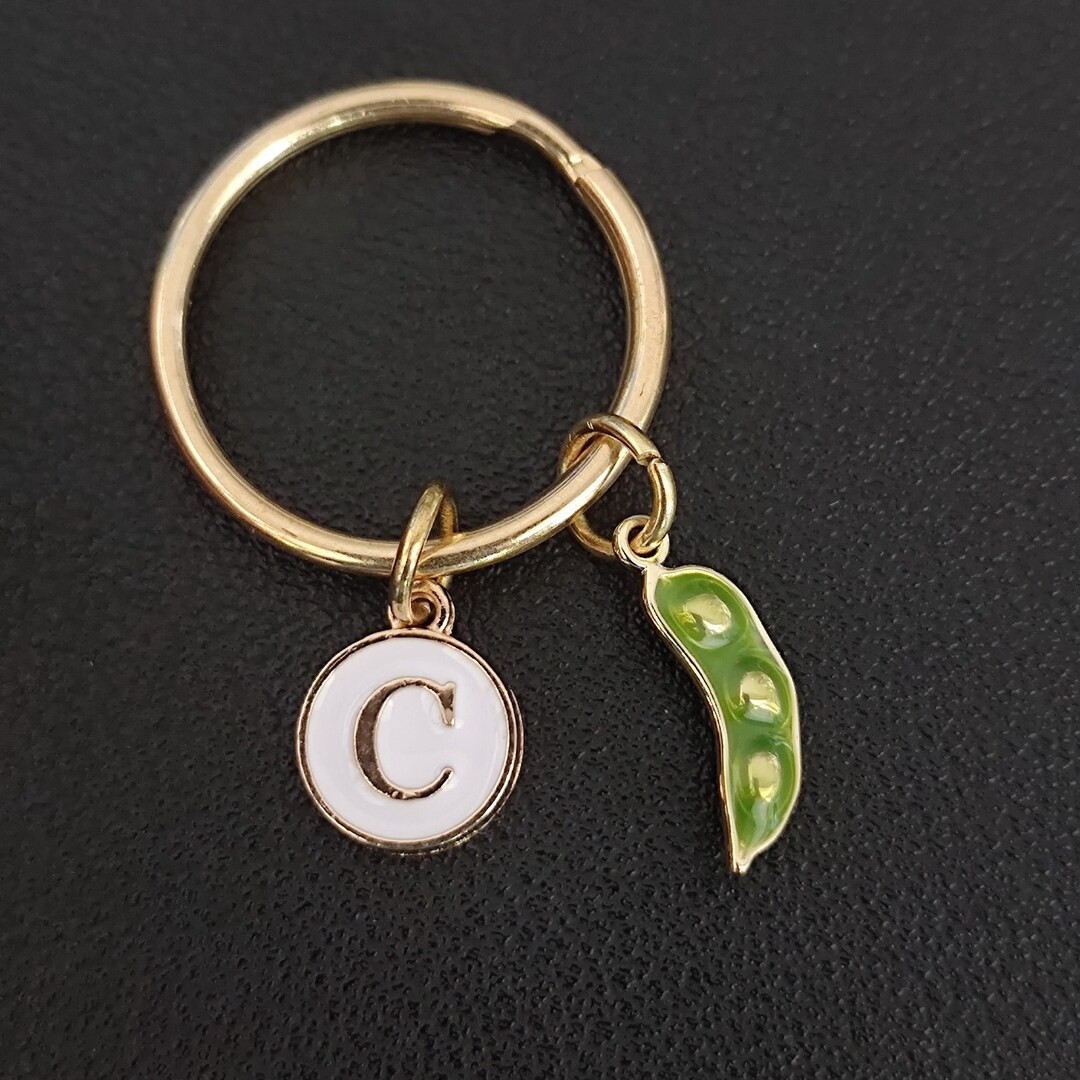 Small Pea Keychain Personalized Gift for Girl - Etsy UK | Etsy (US)