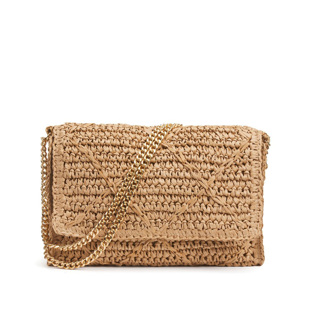 Plaited Handbag with Chain Shoulder Strap | La Redoute (UK)