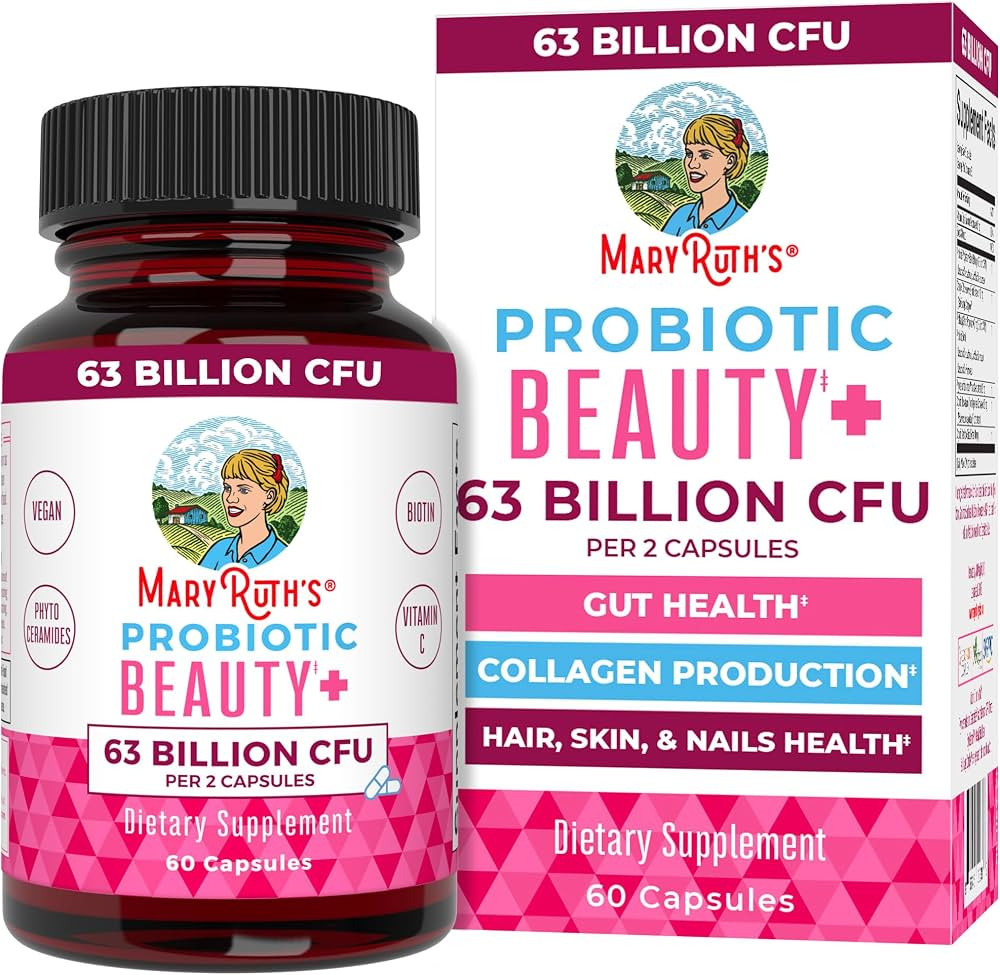 MaryRuth Organics Probiotic Beauty Capsules | Vegan Collagen Support | Anti Aging | Gut Health | ... | Amazon (US)