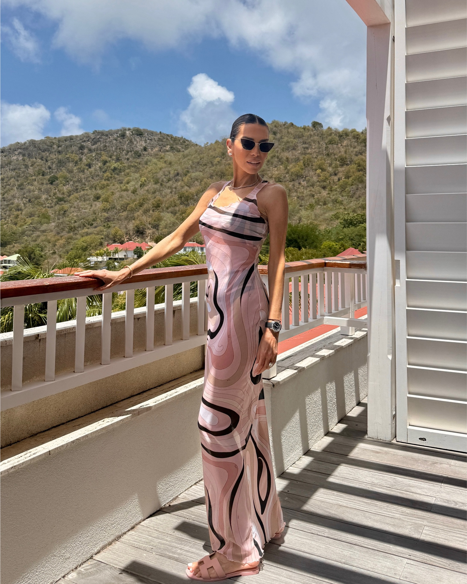 Pucci prints are the moment 🤍
A great print does more than just look beautiful, it moves with you, disguises wrinkles, and instantly makes you feel put together. This Emilio Pucci dress paired with the matching bathing suit is effortless, elevated, and vacation ready.
I love a long cover up dress like this. It gives you that fully dressed feeling while still being easy, lightweight, and thrown on in seconds.

#LTKootd #LTKSwim #LTKTravel