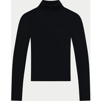 Lightweight Roll Neck Top - Black | The Couture Club