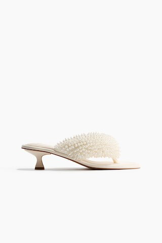 Beaded Heeled Sandals | H&M (US + CA)