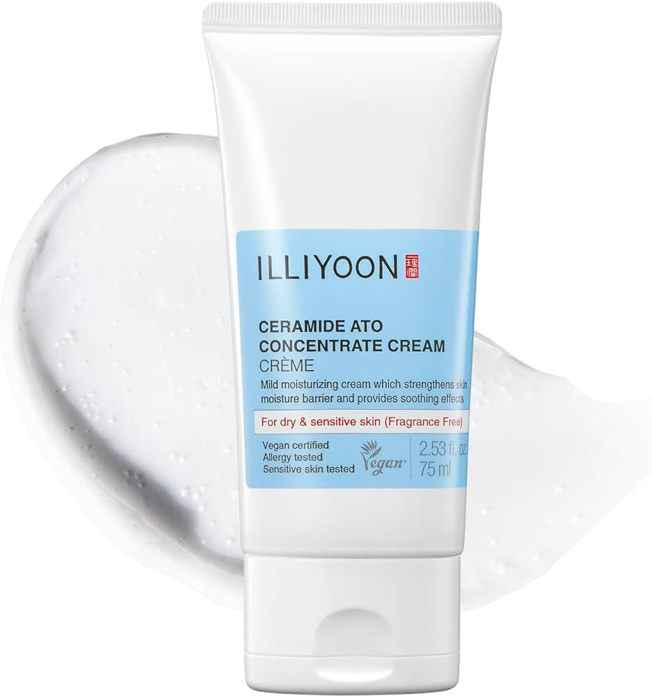 Illiyoon Ceramide Ato Concentrate Cream | Moisturizer for Dry & Sensitive Skin, 100hr Lasting Hyd... | Amazon (US)