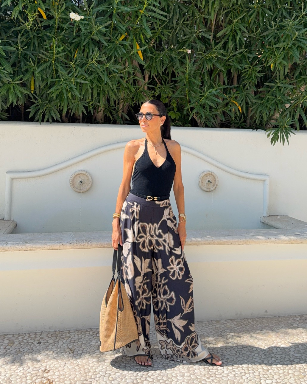 Suit: Chanel
Trousers: World Benetton

#LTKSwim #LTKTravel #LTKootd