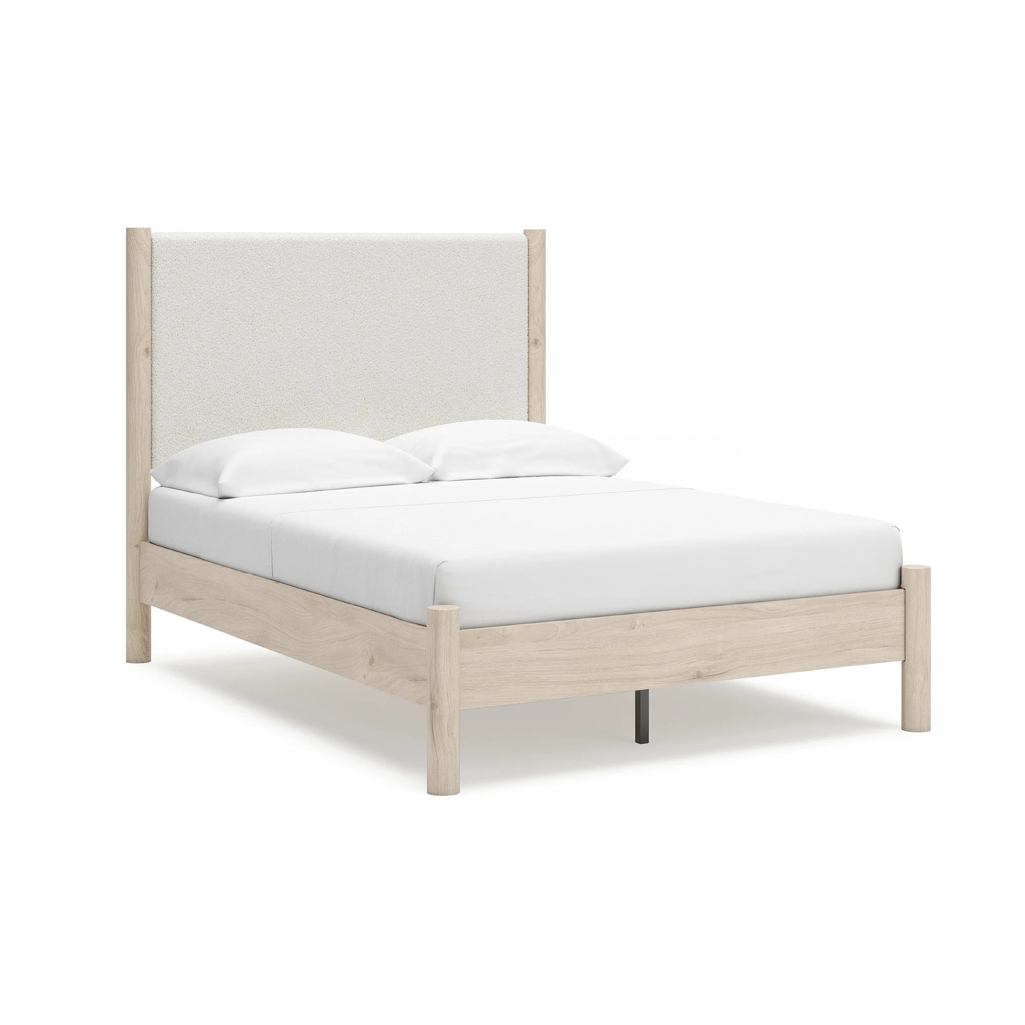 Signature Design by Ashley Cadmori Full Upholstered Panel Bed with Two-Tone Finish | Walmart (US)