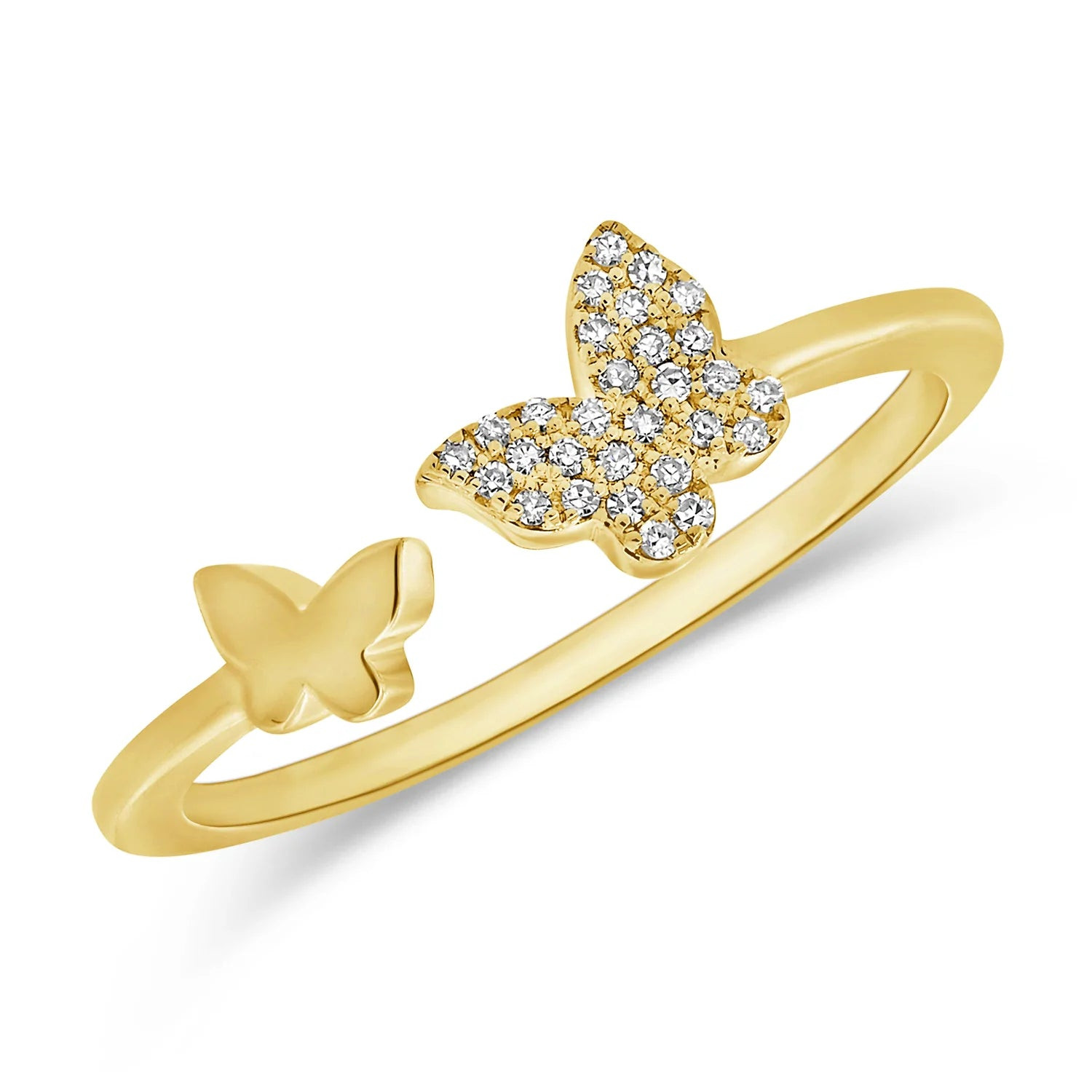 Flutter Pave Butterfly Diamond Ring | RW Fine Jewelry