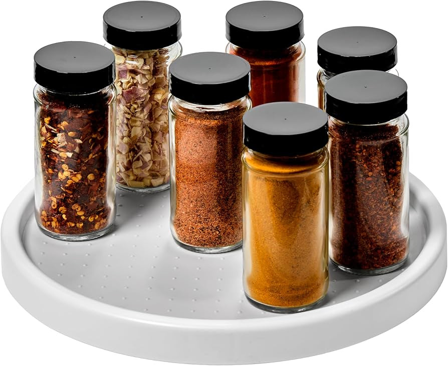 madesmart Basic Turntable, Single Level, White | Amazon (US)