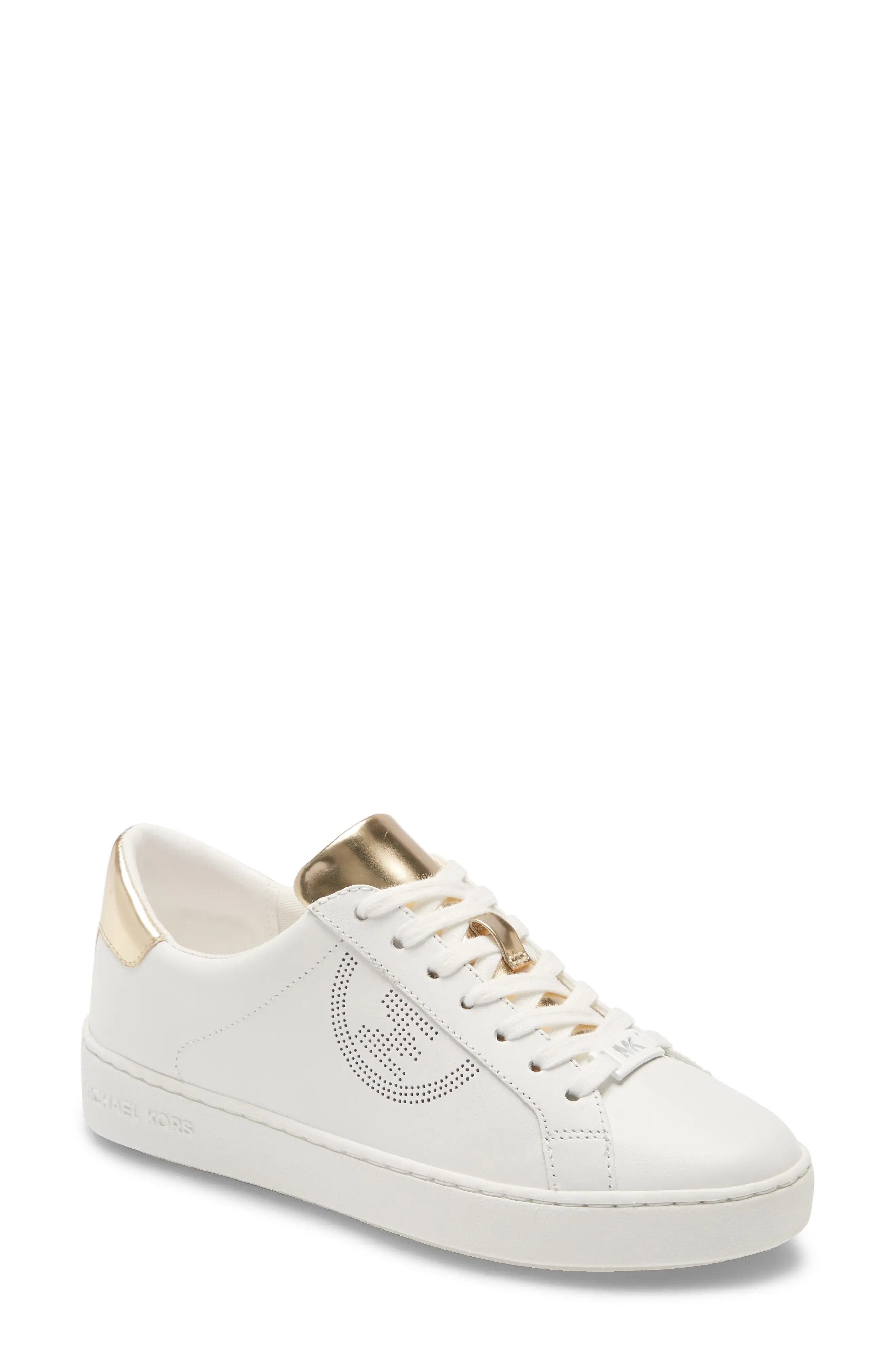 Women's Michael Michael Kors 'Keaton' Sneaker, Size 7.5 M - White | Nordstrom