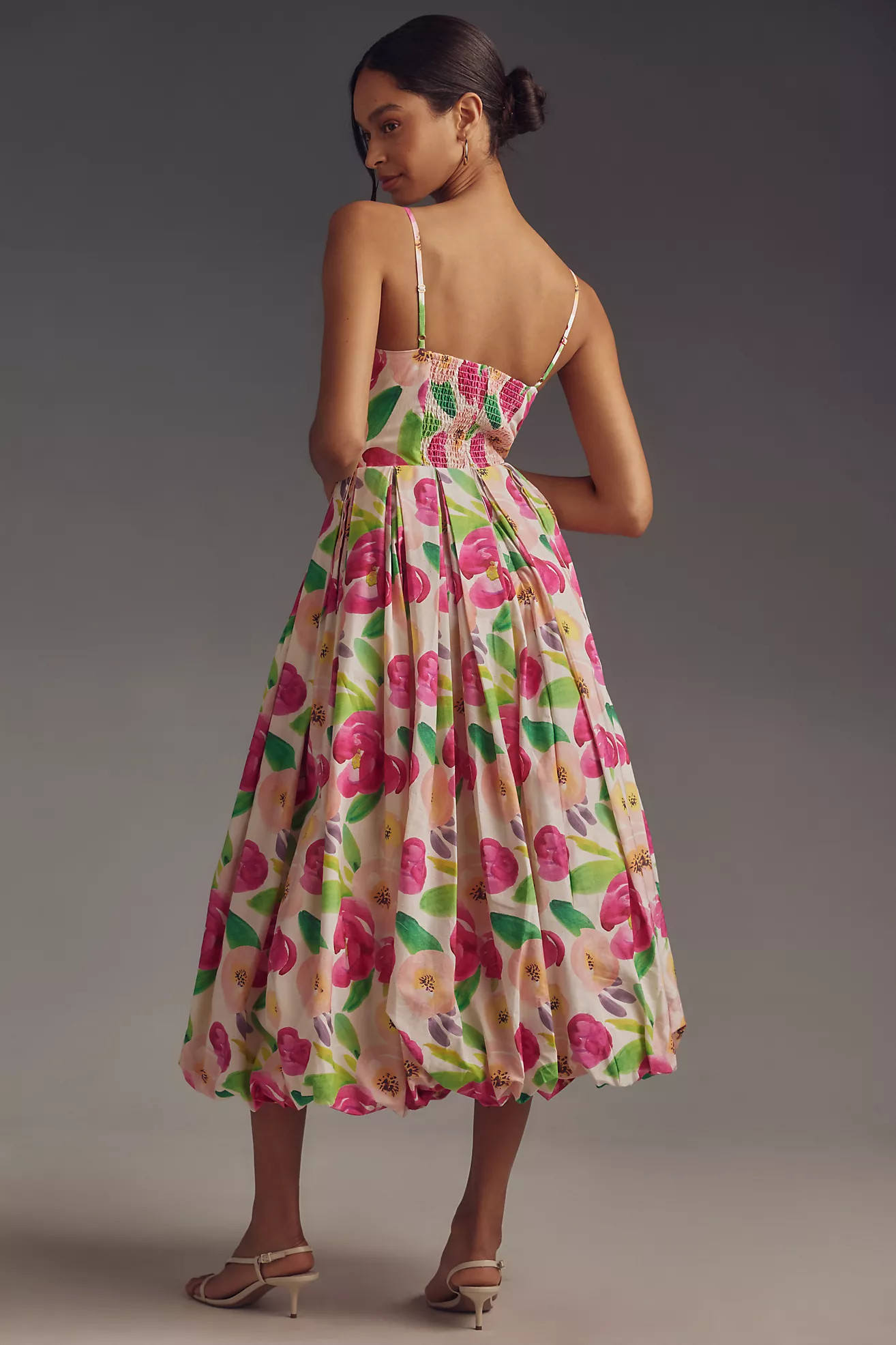 Hutch Sleeveless V-Neck Cutout Midi Dress | Anthropologie (US)