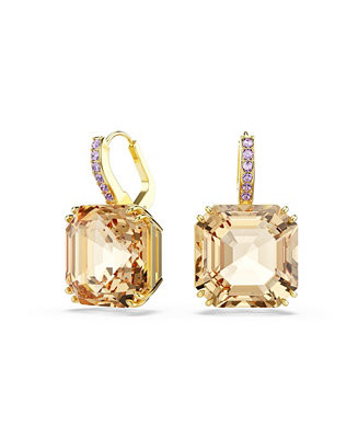 Swarovski Millenia Gold-Tone Plated Drop Earrings - Macy's | Macy's