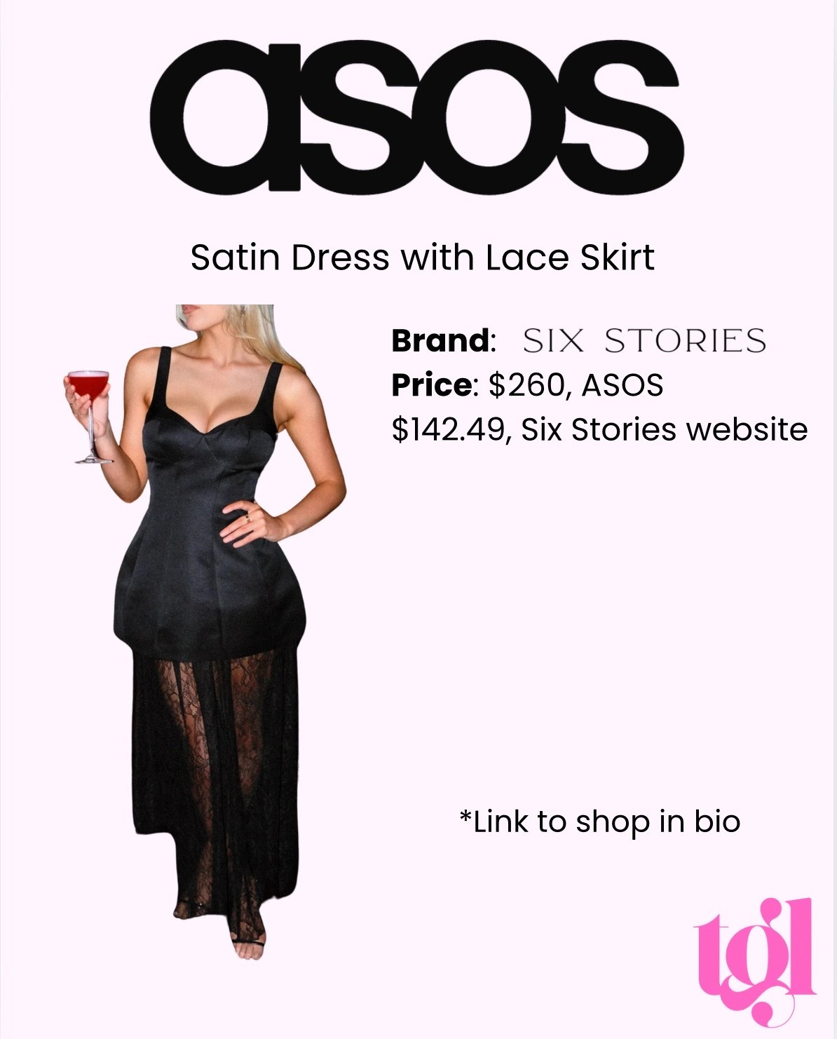 Perfect holiday party dress! From Six Stories which is a bridal and occasion wear brand. 

#sixstories #asos #holidayszn #partyszn #satinandlace 

#LTKSaleAlert #LTKSeasonal #LTKHoliday