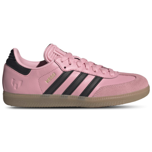 Adidas Boys adidas Samba Messi - Boys' Grade School Basketball Shoes Light Pink/Black/Gum Size 05.5 | Champs Sports Canada