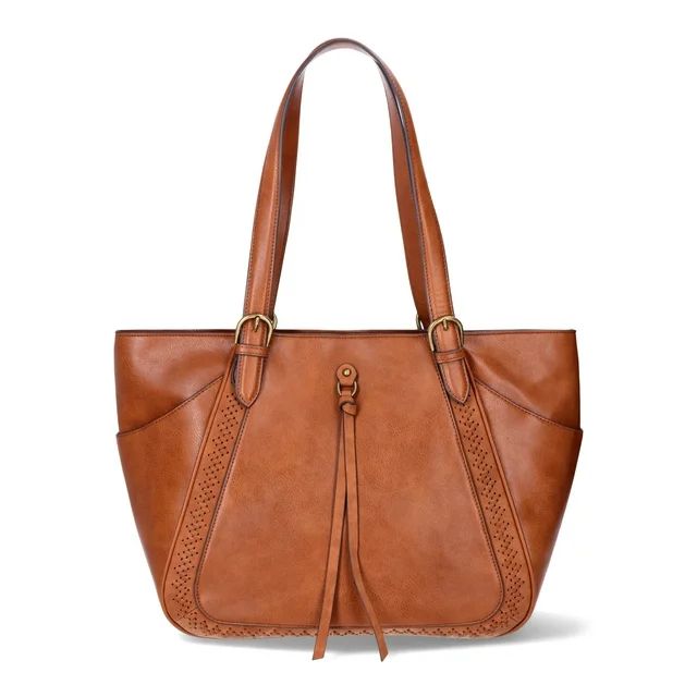 The Pioneer Woman Caroline Handbag Tote, Cognac | Walmart (US)