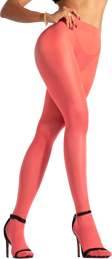 sofsy Opaque Tights for Women [Made in Italy] 29x Colored Pantyhose Stockings Nylons - 1/pack | T... | Amazon (US)