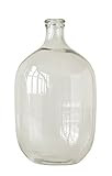 Creative Co-op DA7424 Creative Co-Op Decorative Glass Bottle Vase, 19 Inch, Clear | Amazon (US)