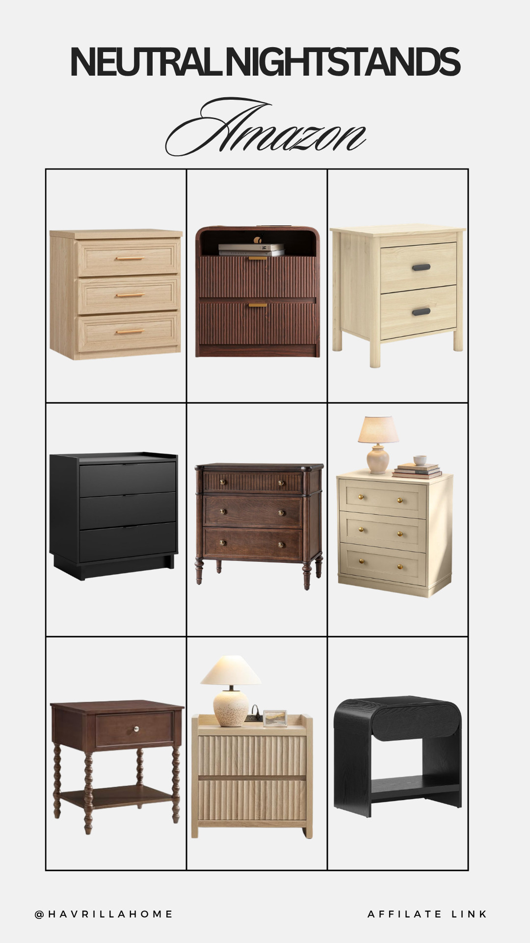 Neutral nightstands amazon, modern bedside tables, wood nightstand neutral, black nightstand modern, classic nightstand styles, affordable nightstands amazon, bedroom furniture finds, bedside table styling, organic modern bedroom furniture, minimalist nightstand decor, small space nightstands, neutral bedroom furniture 

 

#LTKHome