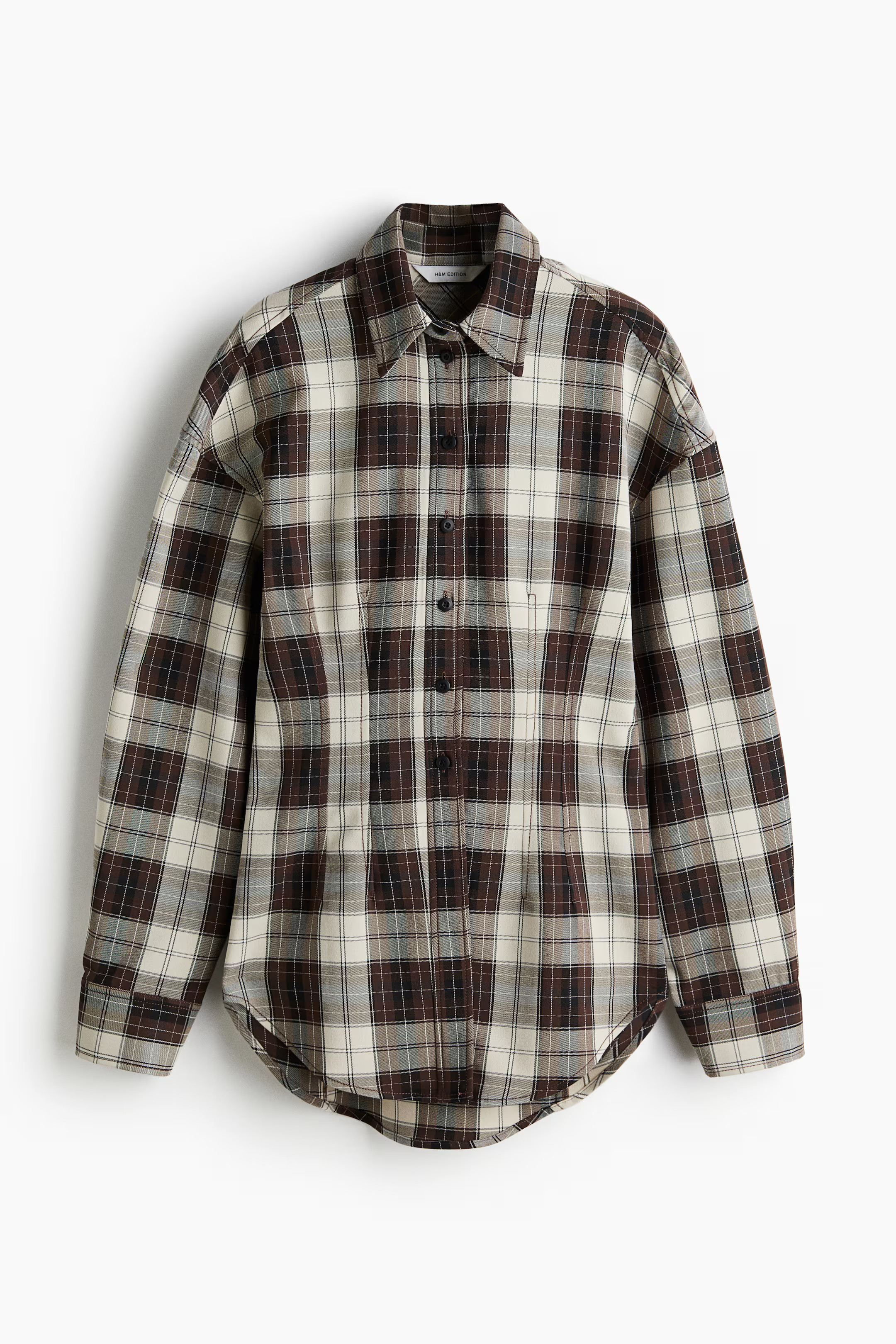 Waisted twill shirt | H&M (UK, MY, IN, SG, PH, TW, HK)