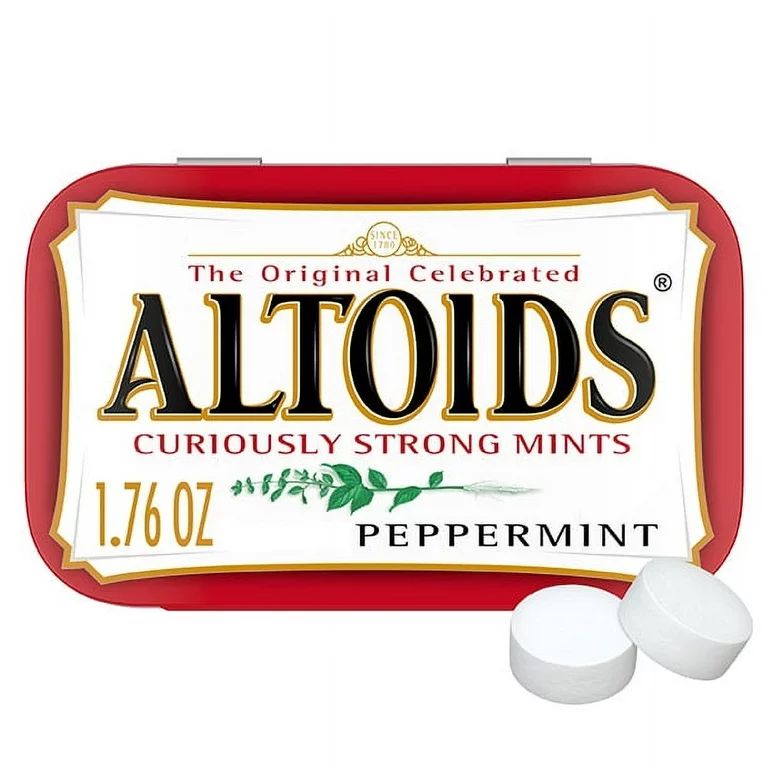 Altoids Classic Peppermint Breath Mints Hard Candy - 1.76 oz Tin | Walmart (US)